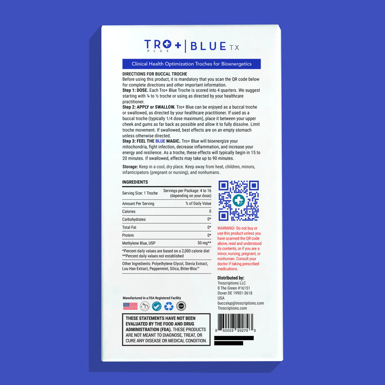 Tro+ Blue™ at Klinika