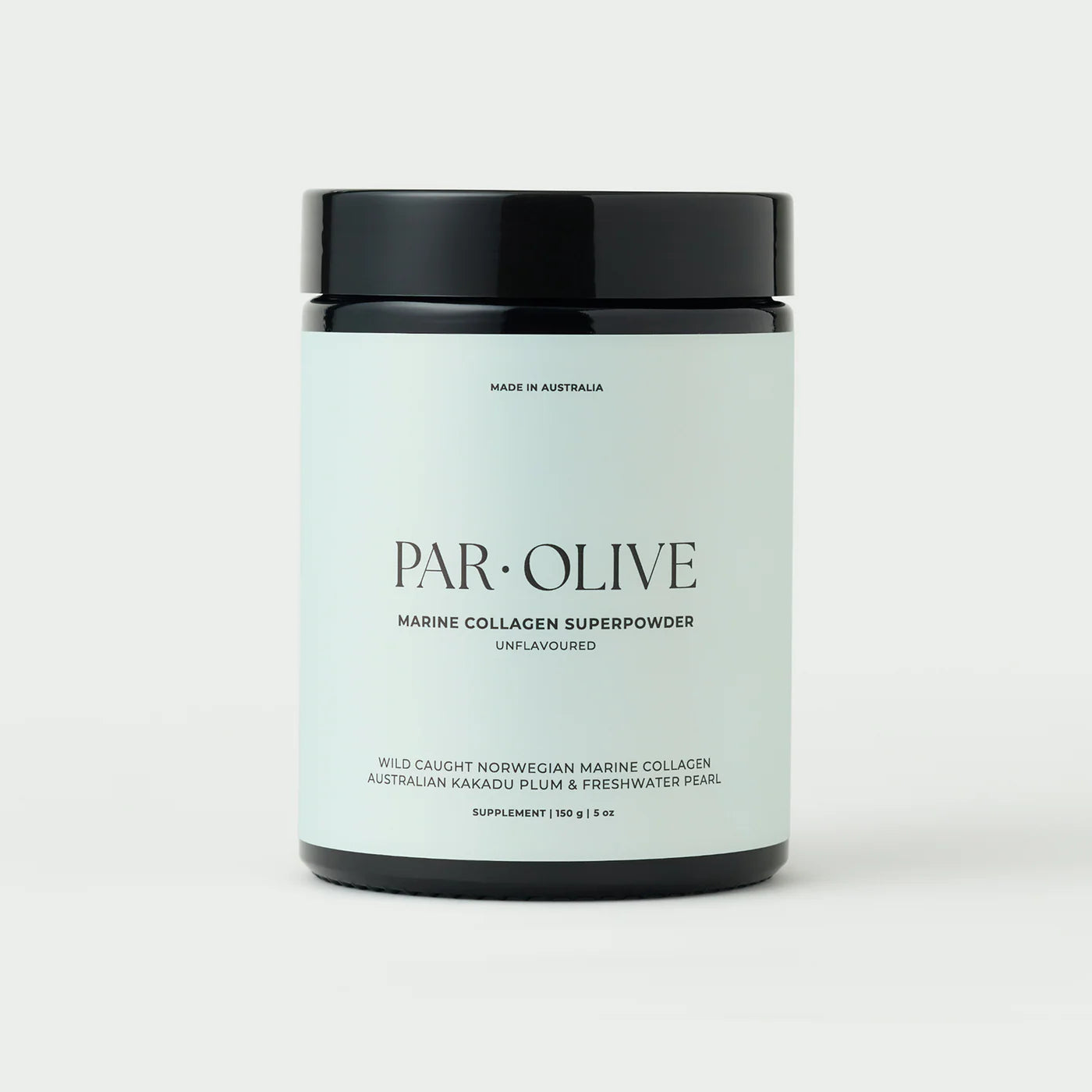 Par Olive Marine Collagen Superpowder Unflavoured – 30 serve jar