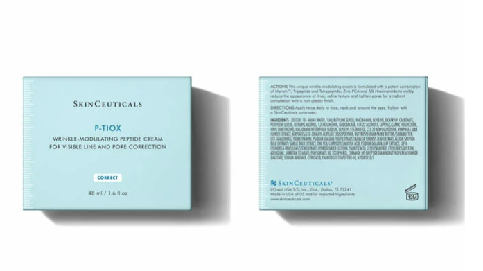 SkinCeuticals P-TIOX Peptide Cream – packaging